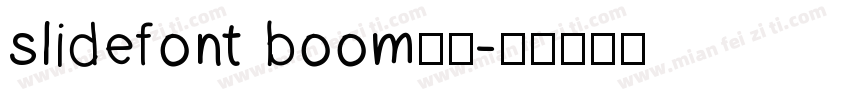 slidefont boom字体字体转换